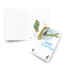 Load image into Gallery viewer, Season's Greetings Winnie-the-Pooh Thinking of You Greeting Card