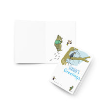 Load image into Gallery viewer, Season's Greetings Winnie-the-Pooh Thinking of You Greeting Card