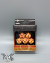 Load image into Gallery viewer, Dune: Adventures in the Imperium: Arrakis Roleplaying Dice Set

